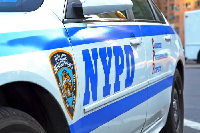 A stock image of an NYPD vehicle